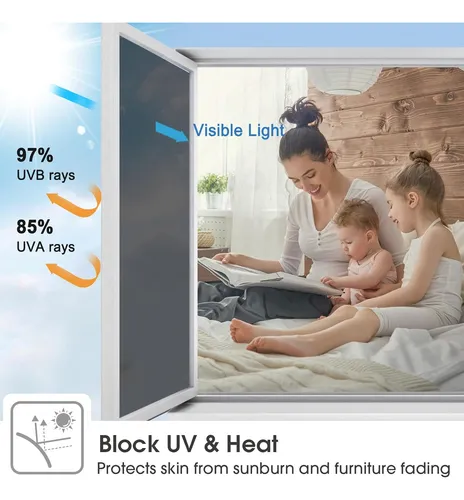 Película Unidireccional Para Ventana Anti-uv Y Privacidad