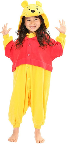 Kigurumi Pijamas Niños Plush Disfraz Winnie The Poo