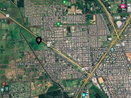 Fracción Estratégica Con 21.5 Hectáreas Sobre Ruta 34