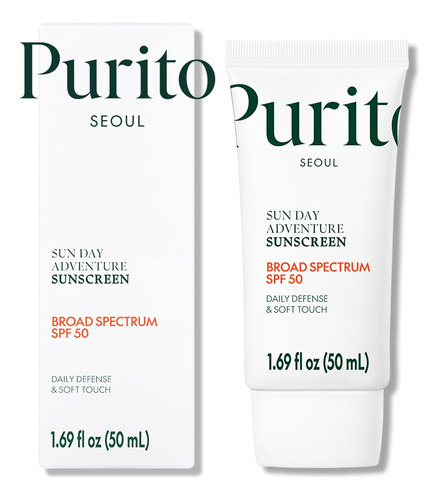 Protector Solar Purito Sun Day Adventure Spf 50, 50 Ml, Ampl