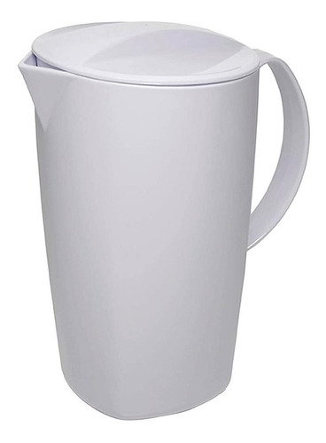 Imagem 2 de 4 de Conjunto Com 1 Jarra 2 Litros E 4 Copos 600 Ml Branco Loi
