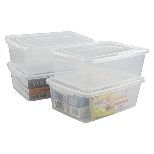 Clear Storage Bin, 14 Quart Latch Bins/containers/boxes...