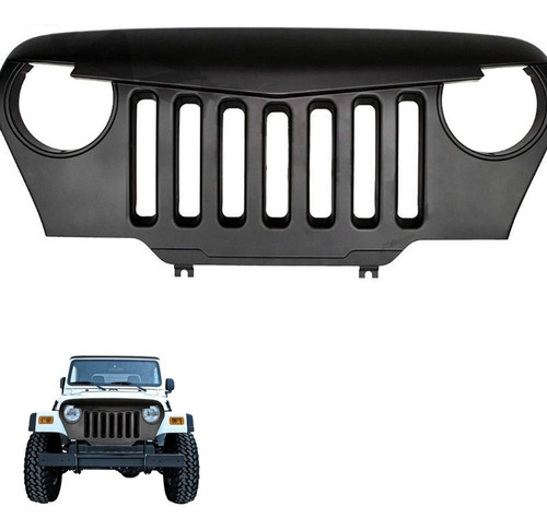 Parrilla Frontal Angry Jeep Wrangler Tj  1997 - 2006 