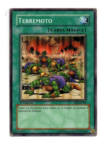 Terremoto 1st Edition Carta  Yu-gi-oh! 