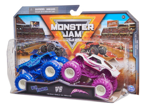 Monster Jam 2 Pack - Blue Thunder Vs Full Charge Blue Thunder Vs Full Charge