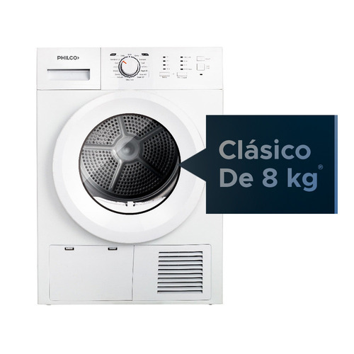 Secarropas Philco Phsc082b 8kg Secado Por Condensación