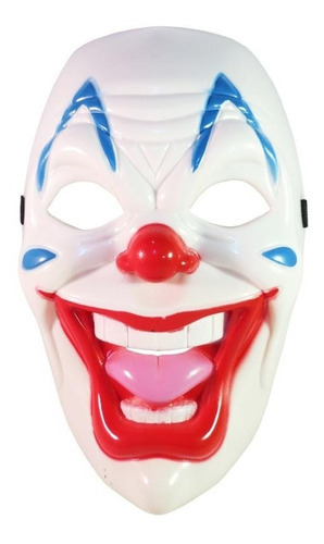 Disfraz de payaso para Halloween, fiesta de Halloween, color blanco