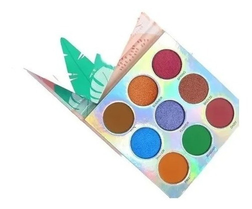 Paleta De Sombras 9 Tonos Myk - g a $1778