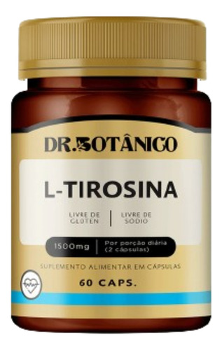 L Tirosina 1500mg 60 Capsulas Dr Botanico