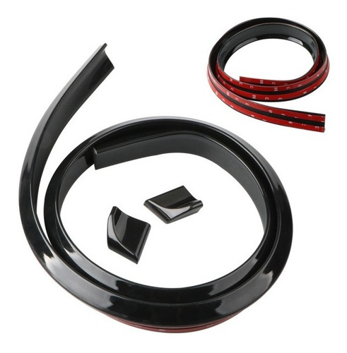 Imagen 1 de 6 de Aleron Lip Spoiler Maleta Maletero Universal Negro Brillante