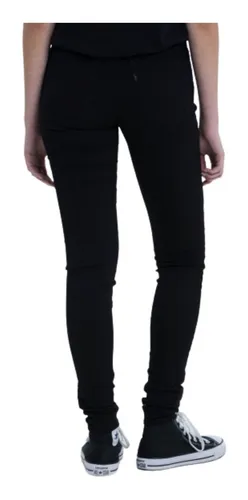 Jean Levis Mujer 710 Negro Super Skinny Performance Adv