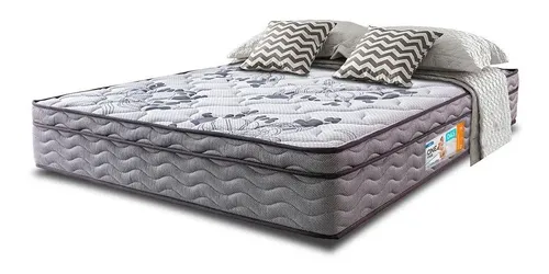 Colchão Casal OrtoFirm 138x188x28 One Face Espuma D45 Cinza