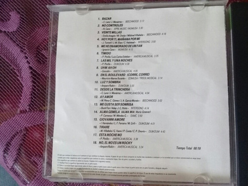 Flans 18 Hits De Veinte Estrellas Cd 1992 (Usado)