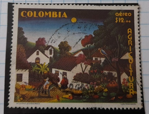 Sello - Colombia - Agricultura 1980