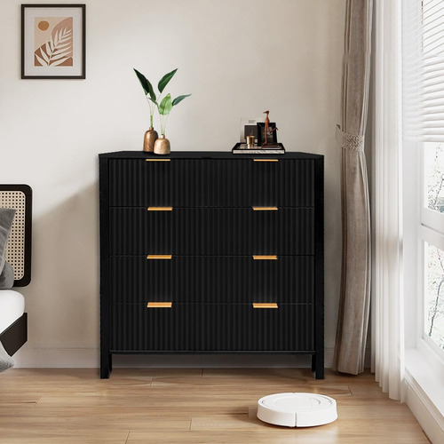 Garveehome Cómoda Cómoda Cómoda De 4 Cajones Cómoda De