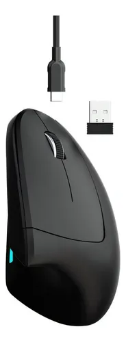 Mouse Vertical Netmak Inalambrico Recargable Ergonomico Usb