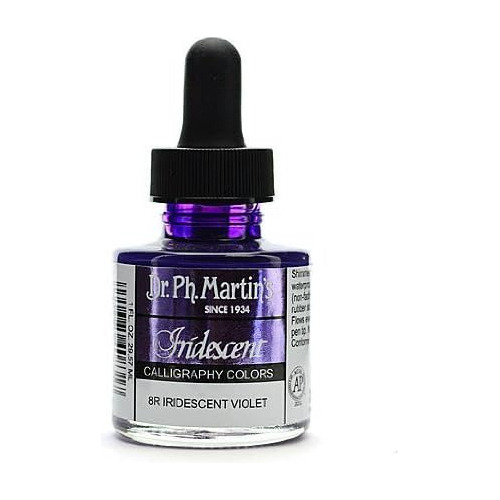 Tinta De Caligrafía Iridiscente (8r), Frasco De 1.0 Oz...