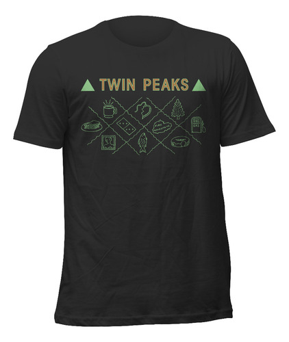 Camiseta De Twin Peaks David Lynch Peliculas Series De Tv