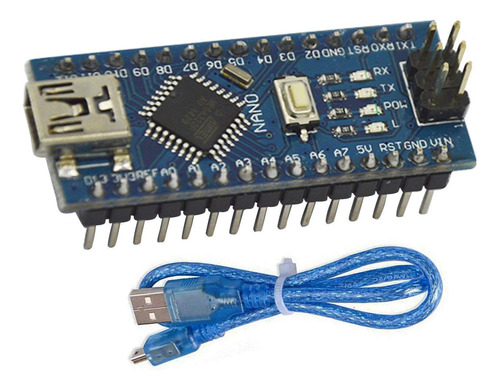 Mini Nano V3.0 Atmega328p Placa De Microcontrolador Con Cabl