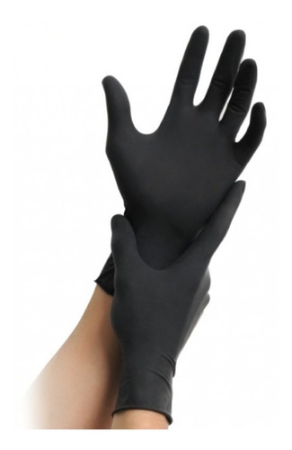 Guantes De Nitrilo En Caja X 100 Unidades Marca Np