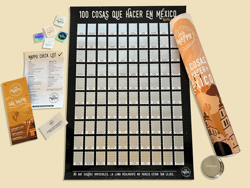 Mapas Rascables Combo Mochilero