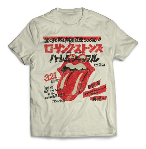 Camiseta Rolling Stones Japan #w Rock Activity