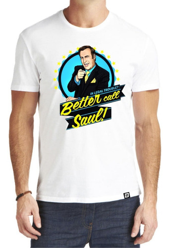 Remera Better Call Saul Goodman 37 Premium Digital Stamp Dtg