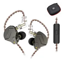 Comprar Fone De Retorno Kz Zsn Pro Com Microfone + Estojo 