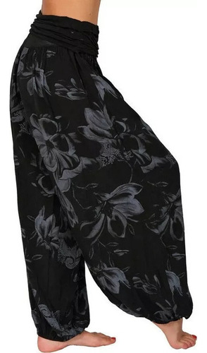 Pantalones Harem Holgado Hippie Boho Talla Grande Para Mujer
