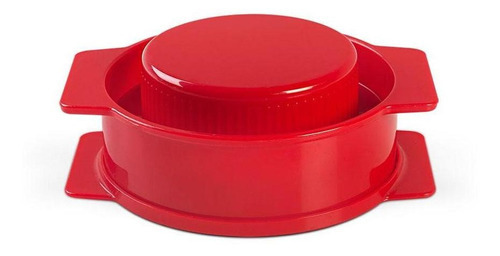 Molde Para Hamburguer Recheado Descomplica Brinox 2600/312 Cor Vermelho