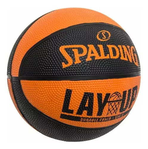 Bola de Basquete Spalding Lay-up Tamanho 7 - Amarelo e Azul