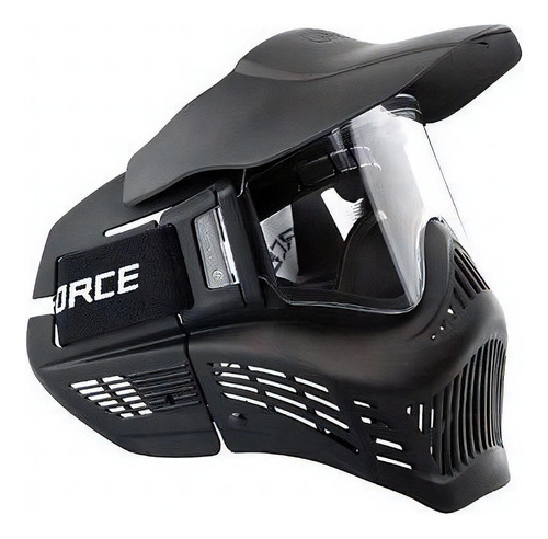 Careta Gotcha Vforce Armor Lente Antiflog Paintball Xtrm P Color Negro