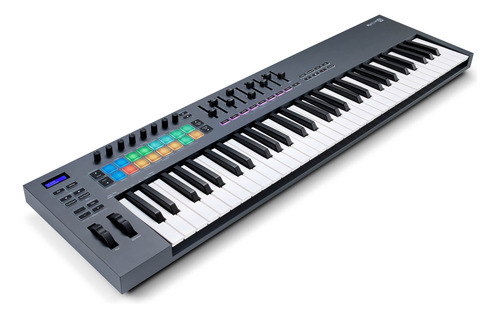 Controlador Midi Novation Flkey 61 Teclas 16 Pads 9 Faders