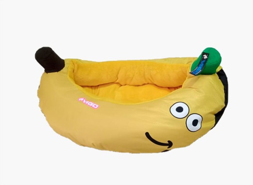 Cama Banana (para Perros Y Otras Mascotas) Talla Mediana