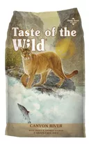 Comprar Alimento Taste Of The Wild Canyon River Feline Para Gato Sabor Trucha Y Salmón Ahumado En Bolsa De 6.3kg