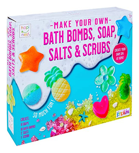 Make Your Own Bath Bombs, Soap, Salts And Scrubs Spa Cr...