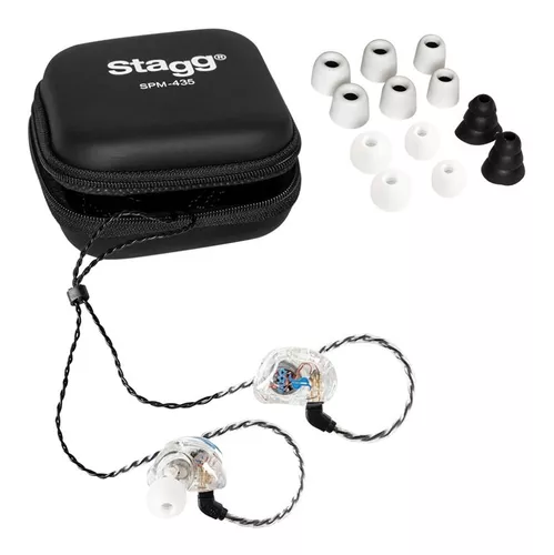 Auriculares In Ear Monitoreo Retorno Stagg Estuche Y Acc
