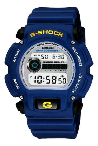 Relógio G-shock Dw-9052-2vdr Azul - Produto Com Uma Cor Blue