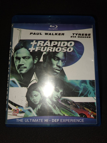 Rápido Y Furioso 2 Película Bluray Vin Diesel Acción 2003