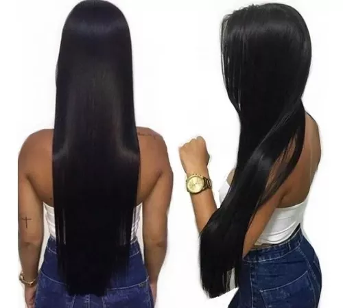 Cabelo Alongamento Tic Tac Liso 70cm Idêntico A Humano Lindo em