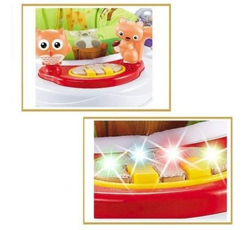 Jumper De Piso De Bebe Con Luces Y Juguetes