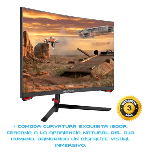 Monitor Gamer Panel Va Led Curvo 1920*1080 165hz Altavoces