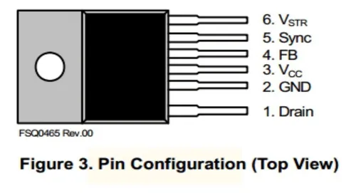 Q0465r Fsq0465r Fsq 0465r 1-60 To-220f 6 Pines