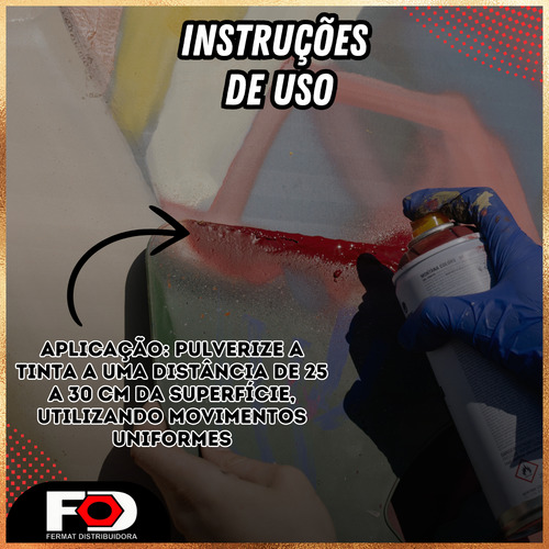 Kit 7 Tinta Spray Uso Geral 340ml Várias Cores Metal Mdf