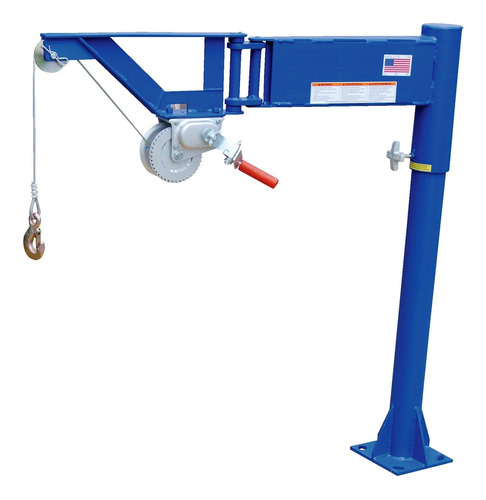 Vestil Van Montaje Jib Lifter Acero Capacidad 400 Lb. 46