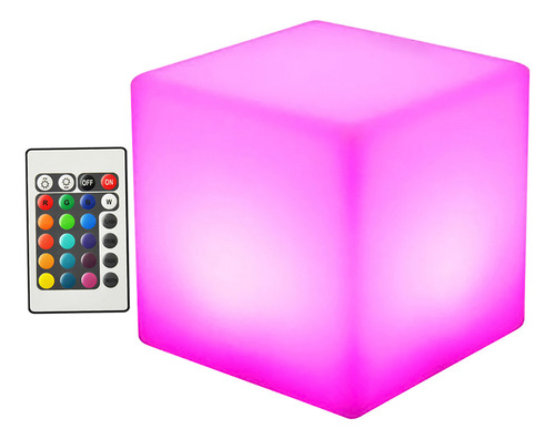 Z Lámpara Exterior Creativa Con Forma De Cubo Led De 15 Cm
