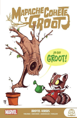 Libro Mya06 Mapache Y Groot 1 Brotes Verdes