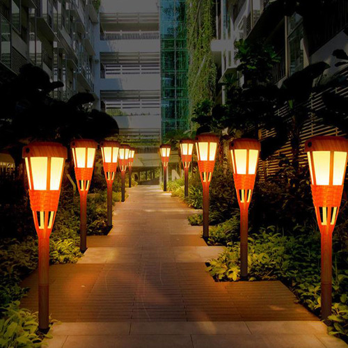 Para Lámpara Flame Lamp, Lámpara Decorativa Para Patio,