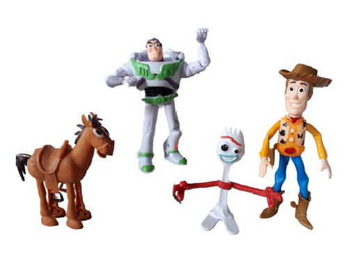 Toy Story X 4 Muñecos Woody Buzz Grandes Completo Oferta