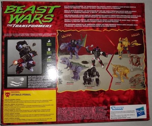 Lote Transformers Beast Wars Megatron Optimus Primal Cheetor (Usado)